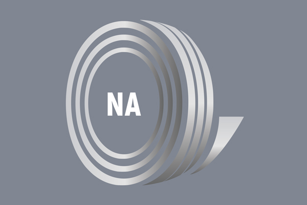 narrow strip profileselectro zinc-plated